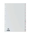 NDICES ALFABTICOS PLSTICO A4 A-Z 20 POSICIONES COLOR GRIS ELBA 100204725