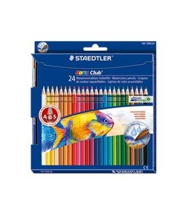 LPICES COLOR NORIS AQUARELL 144 10, ESTUCHE 24 PZAS STAEDTLER 144 10NC24