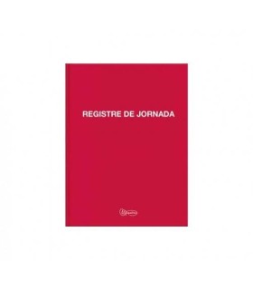 Miquelrius 5390 registro comercial (libro) Rojo 40 hojas