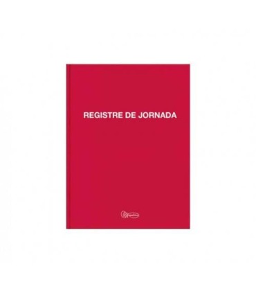 Miquelrius 5390 registro comercial (libro) Rojo 40 hojas