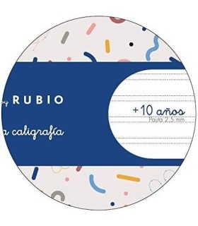 CUADERNO GRAPADO A4 50HOJAS PAUTA 2,5MM MR CON EJERCICIOS RUBIO MIQUELRIUS 8146