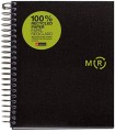 CUADERNO 100% RECICLADO NB-4 A5 120HOJAS TAPAS POLIPROPILENO MIQUELRIUS 6039