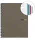 CUADERNO 100% RECICLADO NB-4 A5 120HOJAS ECOGRIS MIQUELRIUS 6084