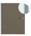 CUADERNO 100% RECICLADO NB-4 A5 120HOJAS ECOGRIS MIQUELRIUS 6084