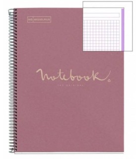 CUADERNO 100% RECICLADO NB-1 A4 80HOJAS ECOLAVANDA EMOTIONS MIQUELRIUS 6090