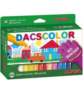 ESTUCHE 24 CERAS DE COLORES DACSCOLOR DACS DC050295