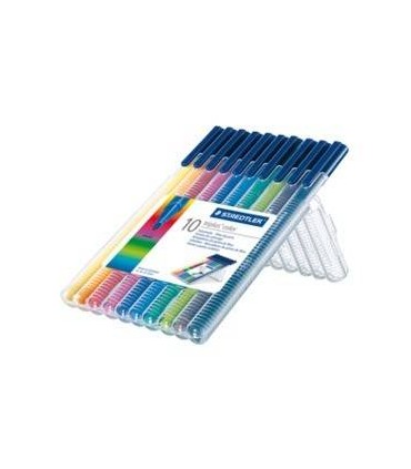 ESTUCHE 10 PZASTRIPLUS COLOR 323, SURT. STAEDTLER 323 SB10