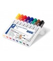 ESTUCHE 8 PZAS LUMOCOLOR WHITEBOARD MARKER 351, SURT. STAEDTLER 351 WP8