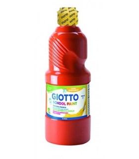 Giotto Tmpera Escolar 500 ml Botella Rojo