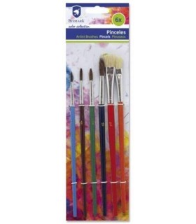 SET DE 6 PINCELES SURTIDOS BISMARK 326064