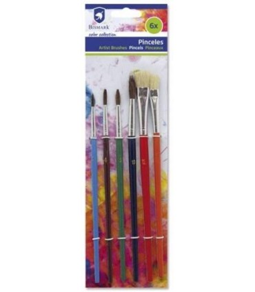 SET DE 6 PINCELES SURTIDOS BISMARK 326064