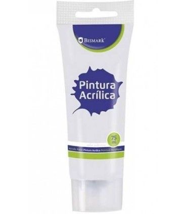 BOTE PINTURA ACRILICA 75 ML BLANCO BISMARK 328526