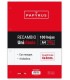 RECAMBIO PAQUETE 100 HOJAS A4 UNICLASIC 90 GR. 4X4 CON MARGEN PAPYRUS 53391000