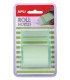 ROLLO DISPENSADOR DE NOTA ADHESIVA 50 MM X 8 M COLOR VERDE PASTEL APLI 18191