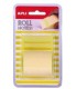 ROLLO DISPENSADOR DE NOTA ADHESIVA 50 MM X 8 M COLOR AMARILLO PASTEL APLI 18190