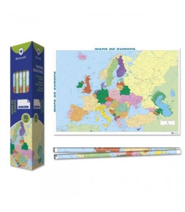 POSTER MAPA DE EUROPA 70X100 CM BISMARK 329291