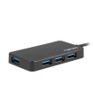 HUB NATEC MONTH 4 PUERTOS USB 3.0 NEGRO