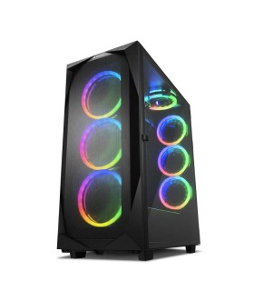 CAJA ATX SHARKOON REV300 2XUSB3.0 RGB SIN FUENTE NEGRO