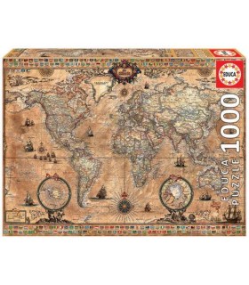 Educa Antique World Map Puzzle rompecabezas 1000 pieza(s)