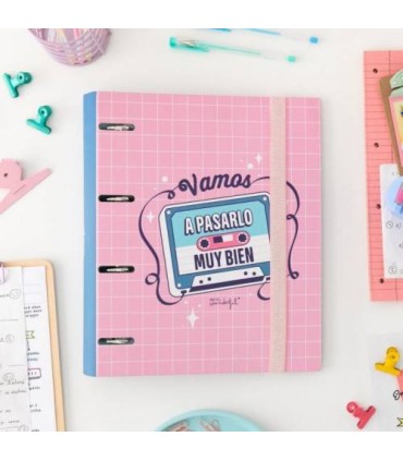 CARPETA CON ANILLAS - VAMOS A PASARLO MUY BIEN MR WONDERFUL