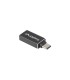 ADAPTADOR USB LANBERG USB-C M 3.1 A USB-A H OTG NEGRO