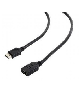 CABLE HDMI GEMBIRD EXTENSION MACHO HEMBRA V2.0 ALTA VELOCIDAD CON ETHERNET 4,5M