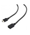 CABLE HDMI GEMBIRD EXTENSION MACHO HEMBRA V2.0 ALTA VELOCIDAD CON ETHERNET 4,5M