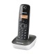 Telfono Inalmbrico Panasonic KX-TG1611/ Negro y Blanco