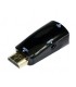 CABLE ADAPTADOR GEMBIRD HDMI A VGA HEMBRA CON 3,5MM AUDIO 0,15M