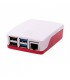 Raspberry caja oficial para Pi 4 - Color rojo/blanco