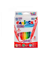 CAJA 12 ROTULADORES COLORES DOBLE PUNTA BIRELLO CARIOCA 41457