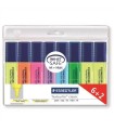 ESTUCHE 6+2 MARCADORES FLUORESCENTES TEXTSURFER CLASSIC 1-5MM. SURTIDOS STAEDTLER 364 A WP8