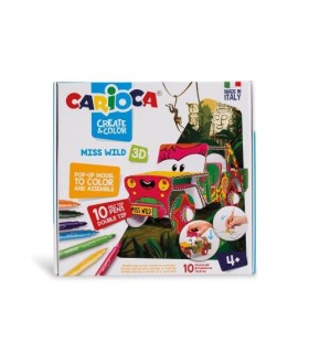 SET CREATE & COLOR MS. WILD 3D CARIOCA 42906