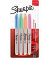 FINE BLSTER 4 COLORES SURTIDOS PASTELES SHARPIE 2065402