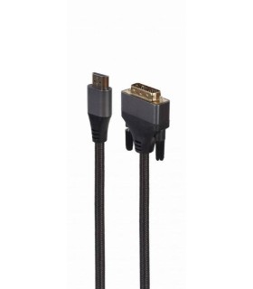 CABLE HDMI GEMBIRD A DVI MACHO MACHO 4K 1,8 \"PREMIUM SERIES\"