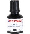 FRASCO TINTA PARA RELLENAR 30ML NEGRO EDDING T25-001