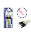 SET 4 ROTULADORES LETTERING PUNTA PINCEL PASTEL BISMARK 329575