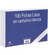 100 FICHAS DE CARTULINA LISA  (150X100 MM) N. 3 MARIOLA 3113L