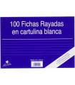 100 FICHAS DE CARTULINA RAYADA (215X160 MM) N. 5 MARIOLA 3115R