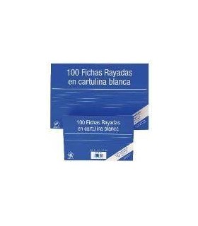 100 FICHAS DE CARTULINA RAYADA (125X75 MM) N 2 MARIOLA 3112R