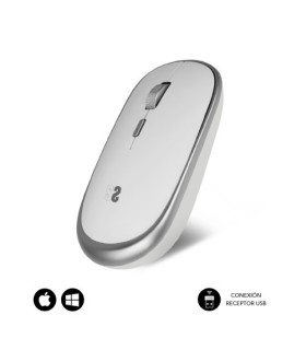 RATN PTICO INALMBRICO WIRELESS MINI MOUSE SILVER