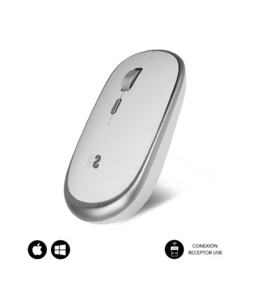 RATN PTICO INALMBRICO WIRELESS MINI MOUSE SILVER