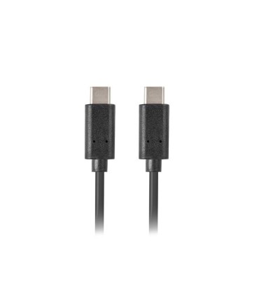 CABLE LANBERG USB C 3.1 GEN 1 MACHO/MACHO 0.5M NEGRO