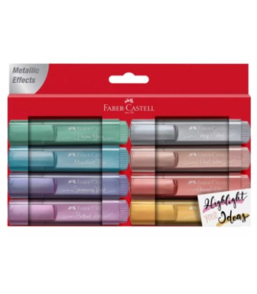 PACK 8 MARCADORES TEXTLINER 1546 FABER CASTELL 154689